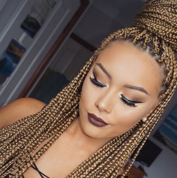 Box braids loiro