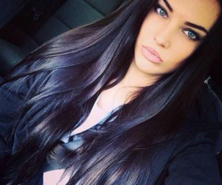 3. "Stunning raven-haired woman with mesmerizing blue eyes" - wide 8
