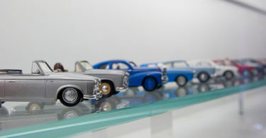 Decoração com miniaturas de carros