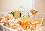 Decoração bodas de ouro