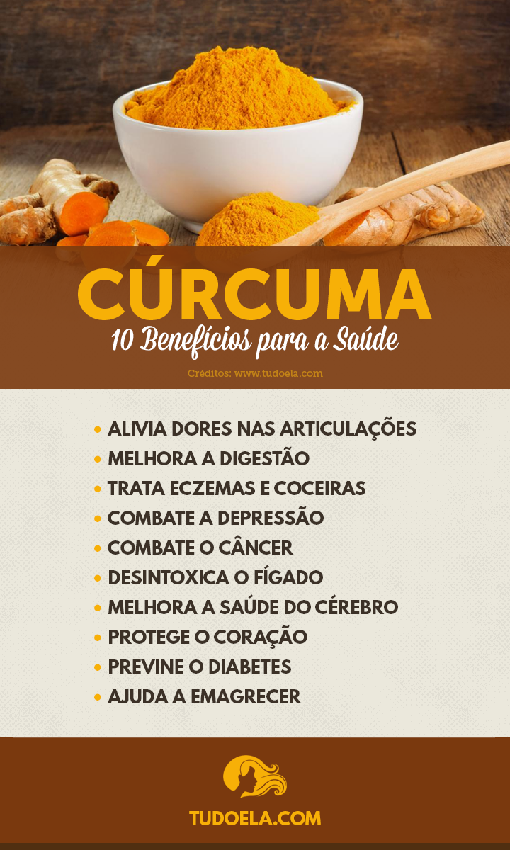 Cúrcuma: 10 Benefícios Do Açafrão-da-Terra Para A Saúde - Tudo Ela