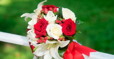 Decoração de casamento vermelho e branco