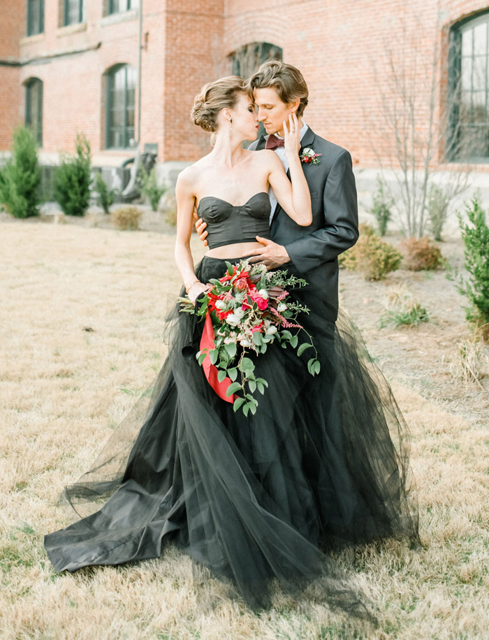 Vestido de noiva preto