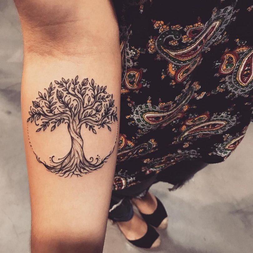 Tatuagem de árvore da vida significado e muitas fotos