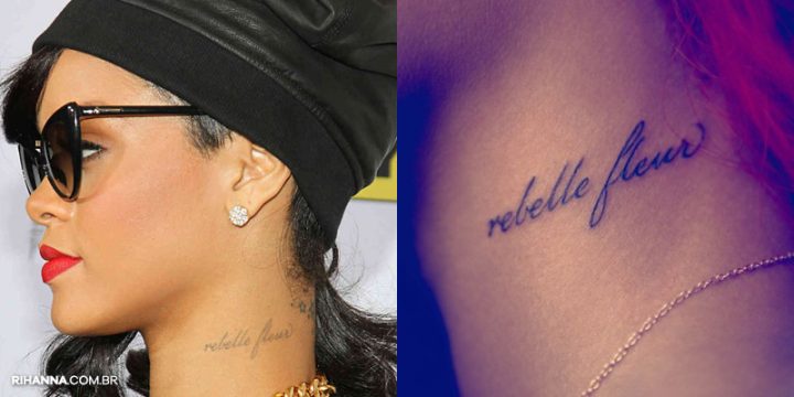 Tatuagens da Rihanna inspirese no estilo da diva pop!