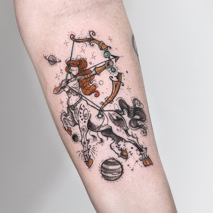 Tatuagem de Sagitário saiba mas sobre a arte + dicas para