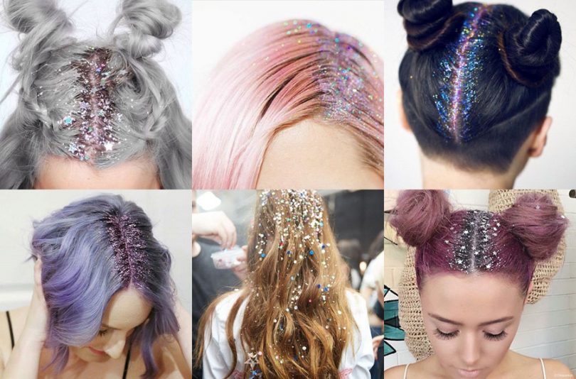 Como aplicar glitter no cabelo para o Carnaval